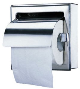Single Toilet Tissue Dispenser Wall mounted Stainless Steel Single Toilet Tissue Dispenser Wall mounted Stainless Steel