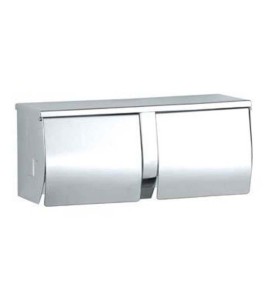 Double Toilet Tissue Holder w/ Shelf