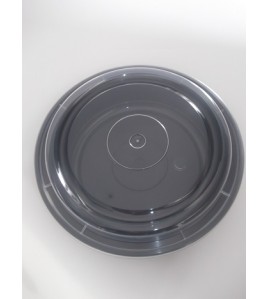 7&quot; Round Plastic Containers With Lids 50pcs Per Sleeve