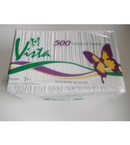 MPI: Vista Quarter Luncheon Napkins 1Ply 500 / pkg 