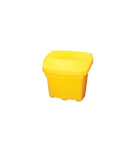Ice Melt, Salt & Sand Storage Bin - Yellow -M2  Ice Melt, Salt & Sand Storage Bin - Yellow -M2