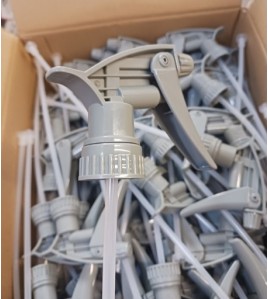 Heavy duty Chemical resistant spray trigger Grey Tolco  Heavy duty Chemical resistant spray trigger Grey Tolco