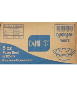 5 oz foam bowls (soup bowl style ) 1000 pcs Darnel  5 oz foam bowls (soup bowl style ) 1000 pcs Darnel