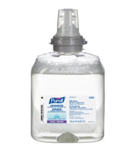 Purell 5395-02: Advanced Moisturizing Foam Hand Rub Fragrance Free 2 x 1200mL Bottles Purell 5395-02: Advanced Moisturizing Foam Hand Rub Fragrance Free 2 x 1200mL Bottles