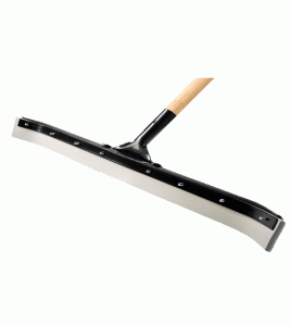 36" Heavy Duty Curved Floor Squeegee With 54" Tapered Wood Handle M2 36" Heavy Duty Curved Floor Squeegee With 54" Tapered Wood Handle M2