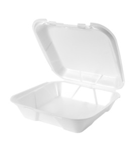 Genpak SN200-U one compartment hinged lid containers foam 9 1/4"x 9 1/4"x 3" box of 200 Genpak SN200-U one compartment hinged lid containers foam 9 1/4"x 9 1/4"x 3" box of 200