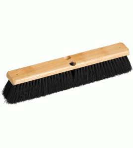 Marino: 36" Tampico Fill Wood Block Broom With 54" Wood Handle Marino: 36" Tampico Fill Wood Block Broom With 54" Wood Handle