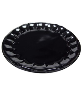 12&quot; Flat Black Tray Smartlock Caterware, 50/case