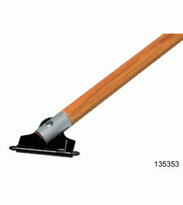 Marino: 60" Wood Clip-On Dust Mop Handle Marino: 60" Wood Clip-On Dust Mop Handle