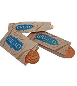 Fresh bread bags brown printed 1000 per a case  Fresh bread bags brown printed 1000 per a case