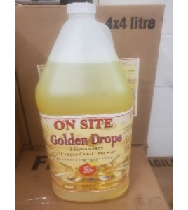Golden drops Cleaner - Degreaser - Deodorizer - Concentrate 4 Litres Bottle Golden drops Cleaner - Degreaser - Deodorizer - Concentrate 4 Litres Bottle