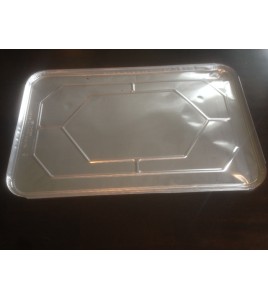 Western Plastics: Aluminum Tray Full Size LID 50 Pieces Per Case