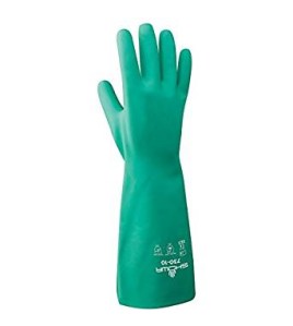 SHOWA 730 Nitrile Cotton Flock-Lined Chemical Resistant Glove(Pack of 12 Pairs) SHOWA 730 Nitrile Cotton Flock-Lined Chemical Resistant Glove(Pack of 12 Pairs)