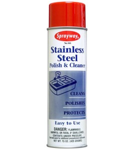sprayway Stainless Steel Polish & Cleaner 12 x 15oz Spray Bottles sprayway Stainless Steel Polish & Cleaner 12 x 15oz Spray Bottles