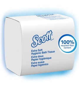 Scott® Hygienic High Capacity Bath Tissue, White, 2 Ply, 250 Sheets/Pack, 36 Packs/Case  Scott® Hygienic High Capacity Bath Tissue, White, 2 Ply, 250 Sheets/Pack, 36 Packs/Case