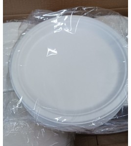 9" sugarcane round plates pack of 125  9" sugarcane round plates pack of 125