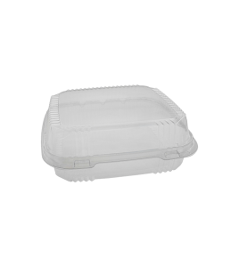 pactiv YCI81120 8.2" x 8.3"x 2.9” ClearView® SmartLock® Medium Hinged Lid Container clear pactiv YCI81120 8.2" x 8.3"x 2.9” ClearView® SmartLock® Medium Hinged Lid Container clear